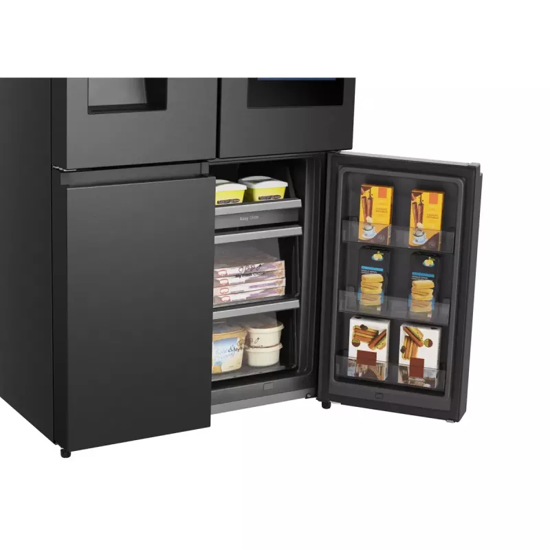 Šaldytuvas Hisense Cross door RQ760N4IFE – Laisvai pastatomas, daugiaduris, 577 L talpa, juodos spalvos