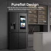 Šaldytuvas Hisense Cross door RQ760N4IFE – Laisvai pastatomas, daugiaduris, 577 L talpa, juodos spalvos