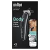 Braun BodyGroomer 5 BG5340 kūno kirpimo mašinėlė su SkinShield technologija ir 2 priedais
