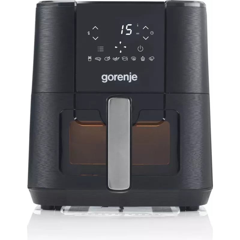 Gorenje AF1350DWB Karšto oro gruzdintuvė, 5.4 L, 1350 W, juoda
