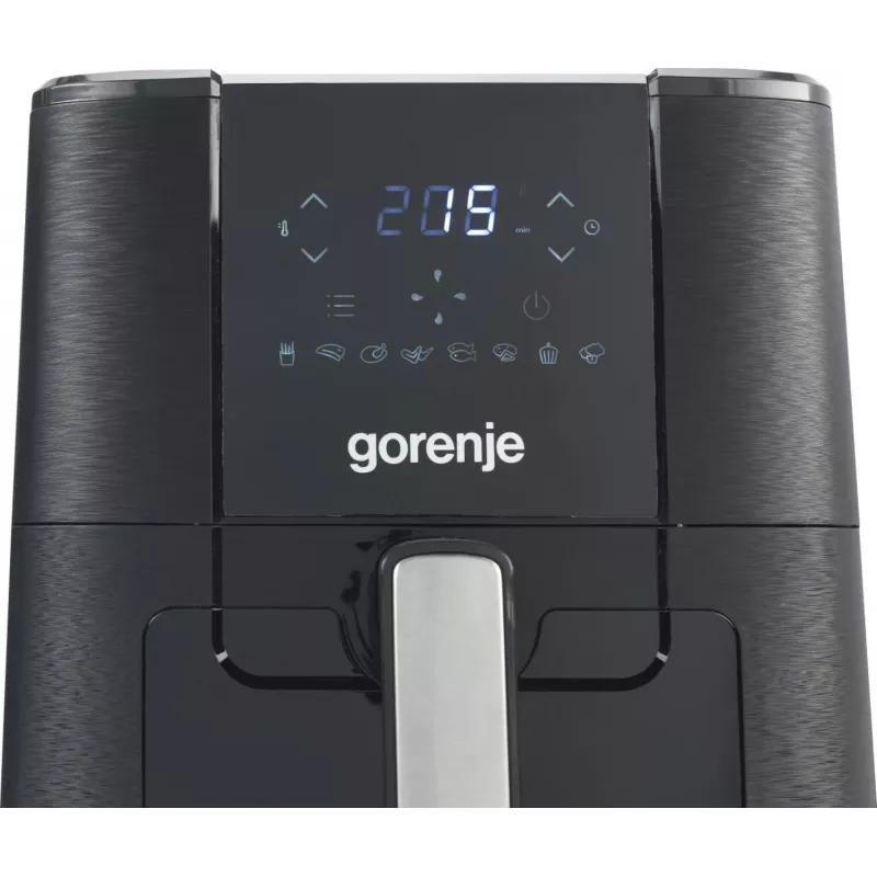 Gorenje AF1350DWB Karšto oro gruzdintuvė, 5.4 L, 1350 W, juoda