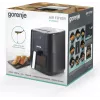 Gorenje AF1350DWB Karšto oro gruzdintuvė, 5.4 L, 1350 W, juoda