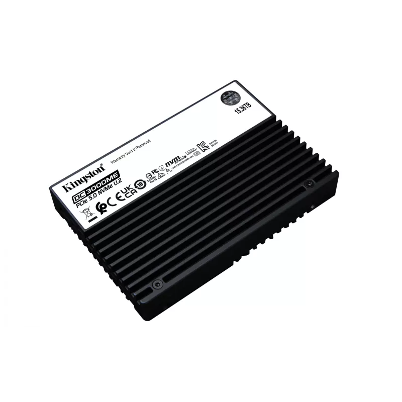 Kingston Technology 15.36TB DC3000ME U.2 PCIe 5.0 NVMe TCG Opal Enterprise SSD