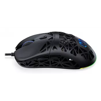 Žaidimų pelė ENDORFY LIV USB Type-A, laidinė optinė, 12000 DPI, ambidekstrinė, 1,8 m laidas, aRGB apšvietimas, juoda
