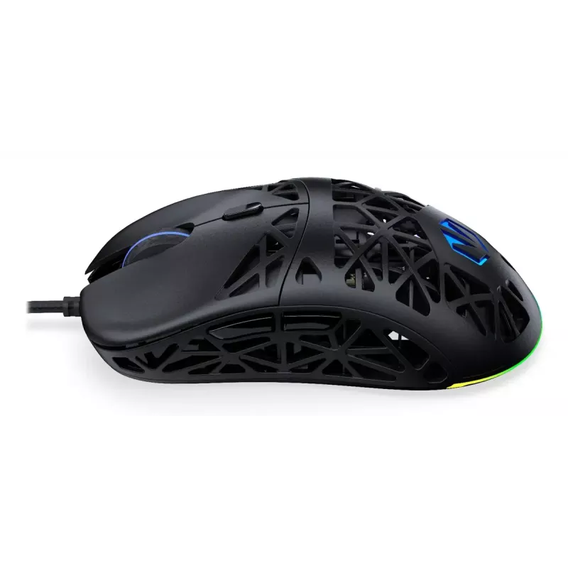 Žaidimų pelė ENDORFY LIV USB Type-A, laidinė optinė, 12000 DPI, ambidekstrinė, 1,8 m laidas, aRGB apšvietimas, juoda