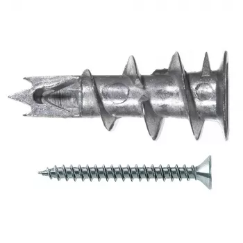 Fischer GKM 12 metalinis tvirtinimo rinkinys gipso kartonui su varžtais 100 vnt.