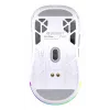 Belaidė ambidekstrinė žaidimų pelė ENDORFY LIV Plus Onyx White Bluetooth optinė 26000 DPI 6 mygtukai įvairiaspalvis apšvietimas baterija