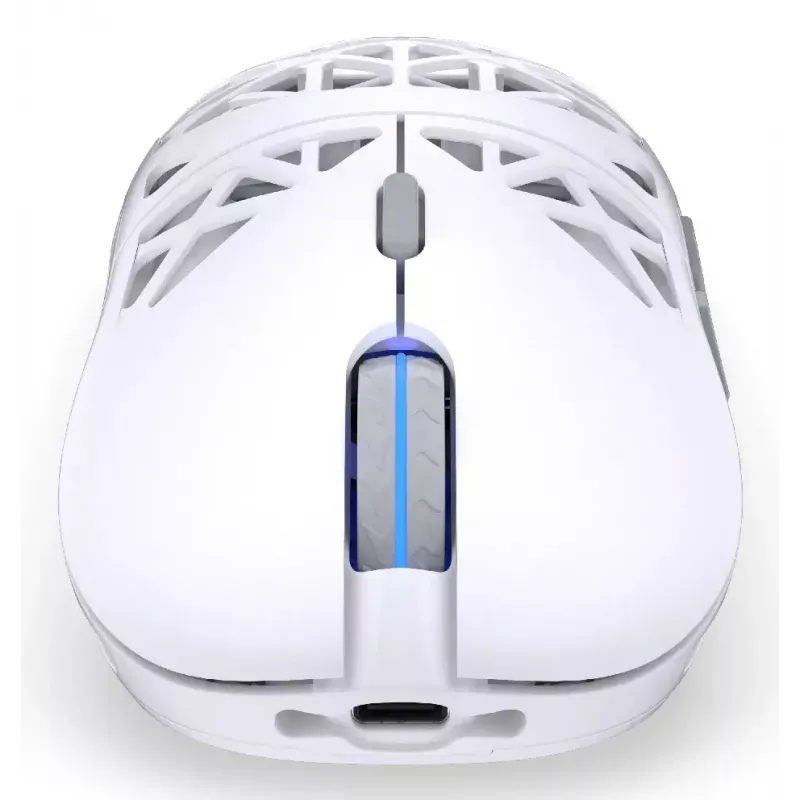 Belaidė ambidekstrinė žaidimų pelė ENDORFY LIV Plus Onyx White Bluetooth optinė 26000 DPI 6 mygtukai įvairiaspalvis apšvietimas baterija