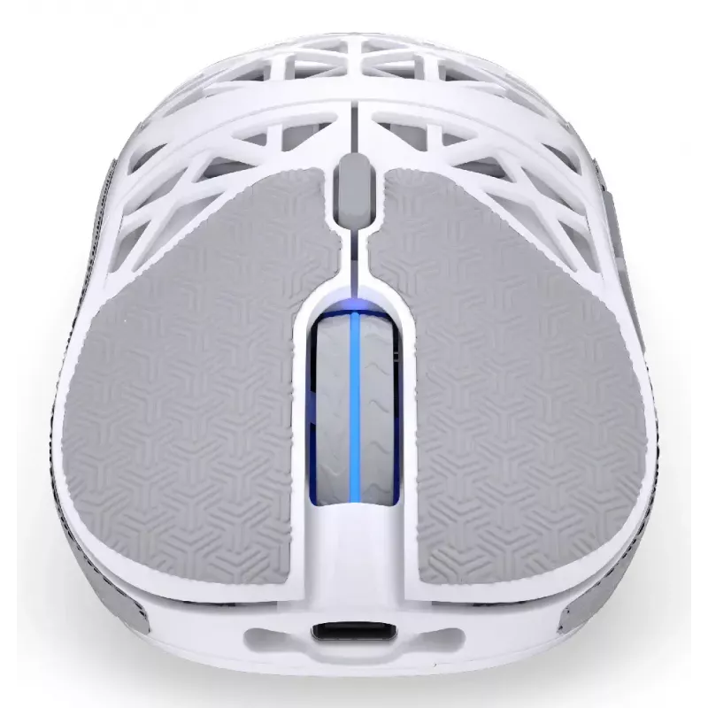 Belaidė ambidekstrinė žaidimų pelė ENDORFY LIV Plus Onyx White Bluetooth optinė 26000 DPI 6 mygtukai įvairiaspalvis apšvietimas baterija