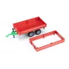 Siku Tandem-axle priekaba 1:32 — surinkta, matmenys 184×63×72 mm