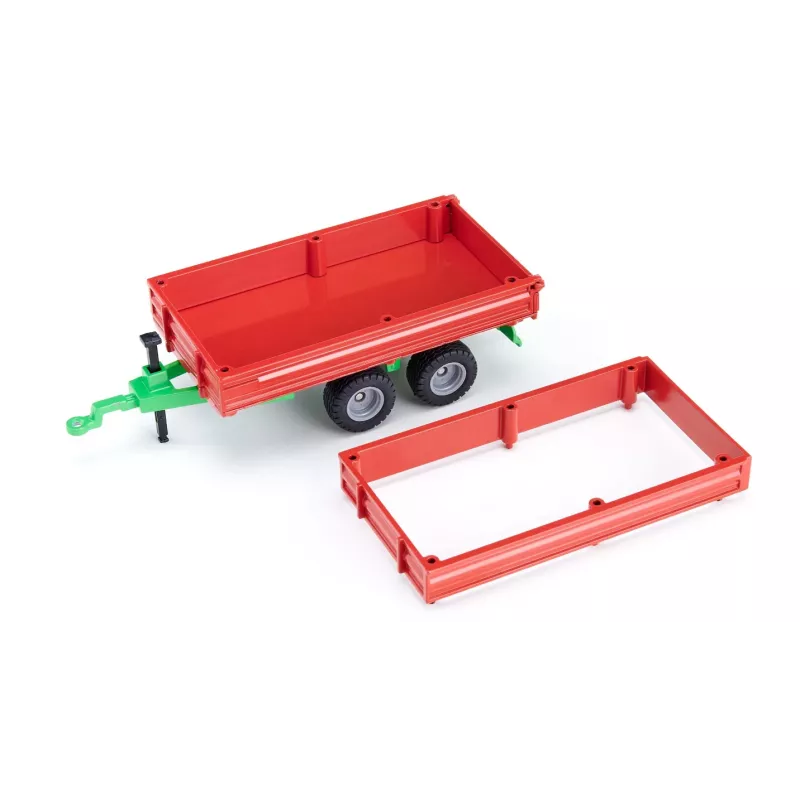Siku Tandem-axle priekaba 1:32 — surinkta, matmenys 184×63×72 mm