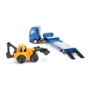Siku MAN sunkvežimis su ekskavatoriumi-krautuvu, modelis 1:87