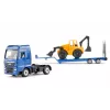 Siku MAN sunkvežimis su ekskavatoriumi-krautuvu, modelis 1:87