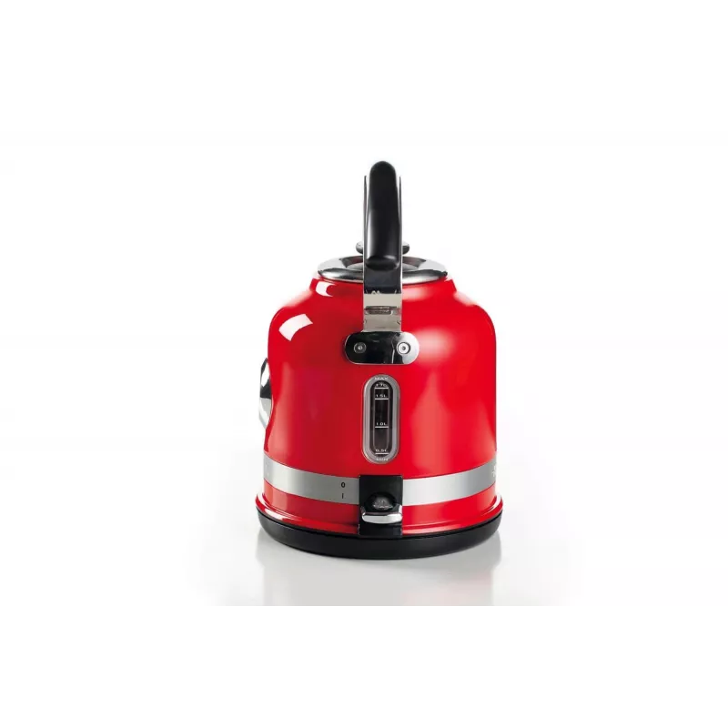 Ariete 2854 Moderna elektrinis virdulys, 2000 W, 1,7 L talpa, 360° belaidis, automatinis išsijungimas, išimamas filtras, matomas vandens lygis, termometras, raudonas
