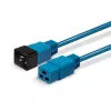 Lindy 1m prailginimo kabelis IEC C19 į C20, mėlynas