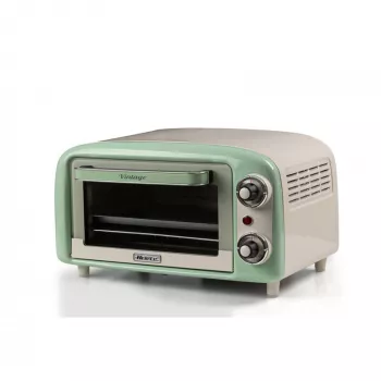 Ariete 3919 elektrinė orkaitė Vintage, 800W, 10L, dvigubas stiklas, retro, žalia