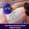 Interaktyvus kamuolys su žiurkėnu Spinmaster Bitzee su 20+ skaitmeninių žiurkėnų, reaguoja į lietimą ir riedėjimą, AA baterija, įvairiaspalvis