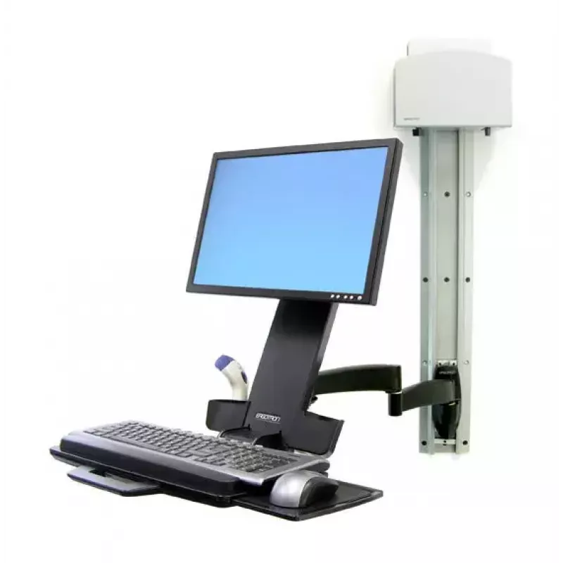 Ergotron 200 Series Combo Arm sieninis laikiklis 61 cm (24 col.) juodas