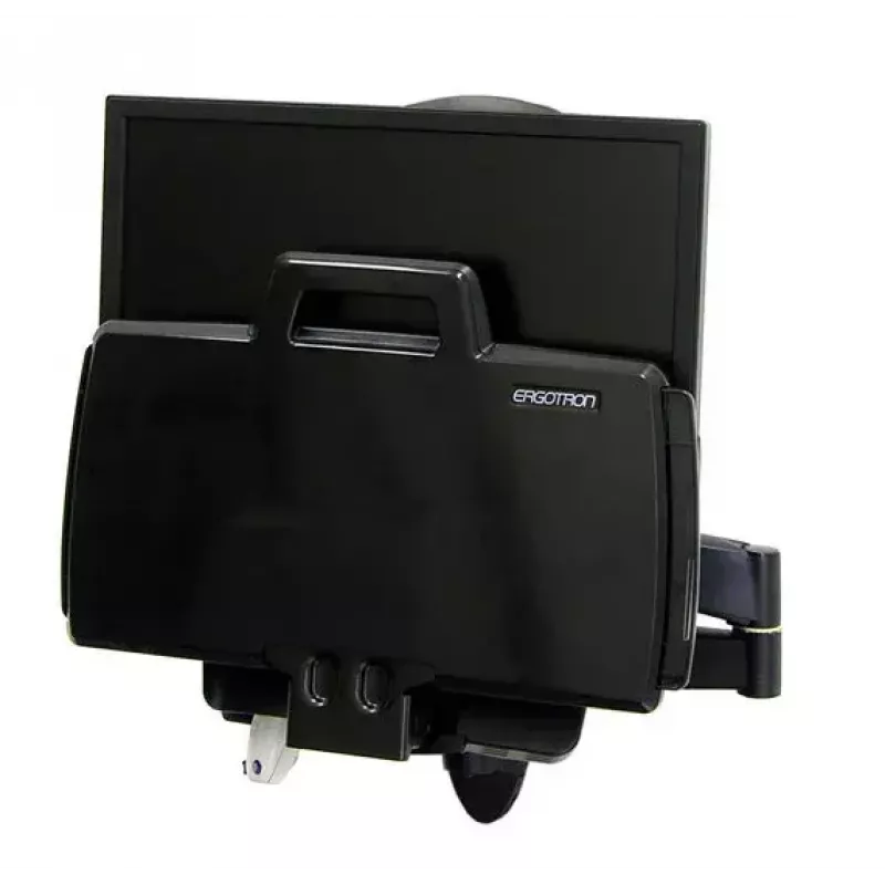 Ergotron 200 Series Combo Arm sieninis laikiklis 61 cm (24 col.) juodas