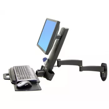 Ergotron 200 Series Combo Arm sieninis laikiklis 61 cm (24 col.) juodas