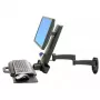 Ergotron 200 Series Combo Arm sieninis laikiklis 61 cm (24 col.) juodas
