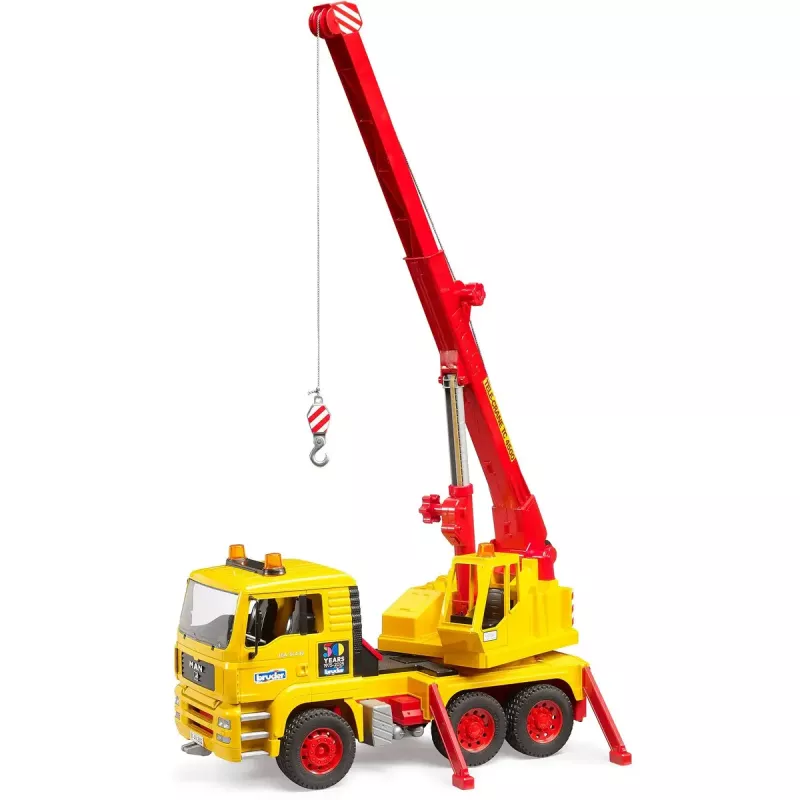 Žaislinis kraninis sunkvežimis BRUDER MAN TGA modelis 01054, mastelio transporto priemonė žaidimams
