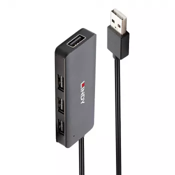 USB šakotuvas Lindy 4 prievadų USB 2.0