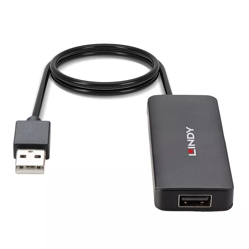 USB šakotuvas Lindy 4 prievadų USB 2.0