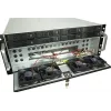 Serverio korpusas INTER-TECH IPC 4U-4708 — 4U, juodas, tinka ATX/PS2 maitinimo šaltiniui, 4x priekiniai 80mm, 2x galiniai 80mm, 2.5/3.5 colio HDD