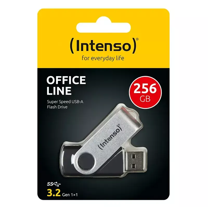 USB atmintukas Intenso 256GB USB-A 3.2 Gen 1 Office Line