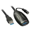 USB 3.0 aktyvus ilginimo kabelis Lindy 15 m
