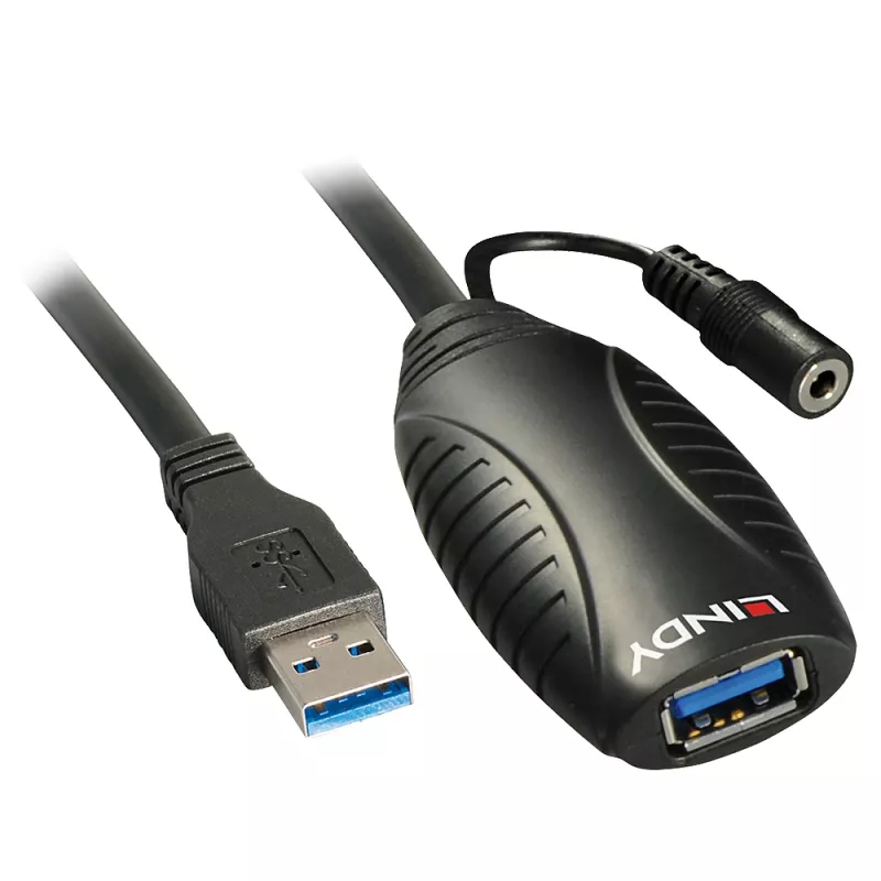 USB 3.0 aktyvus ilginimo kabelis Lindy 15 m