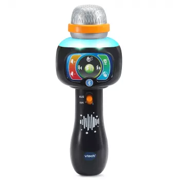 VTech Baby Magiškas Dainavimo Mikrofonas, žaislinis mikrofonas, 2 m., AAA, 200 g, Juoda