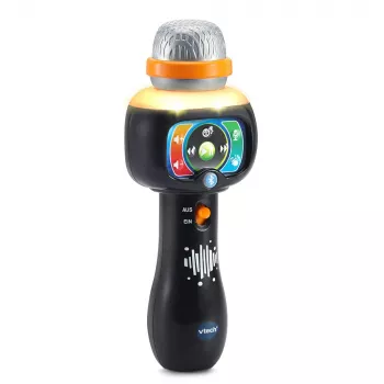 VTech Baby Magiškas Dainavimo Mikrofonas, žaislinis mikrofonas, 2 m., AAA, 200 g, Juoda