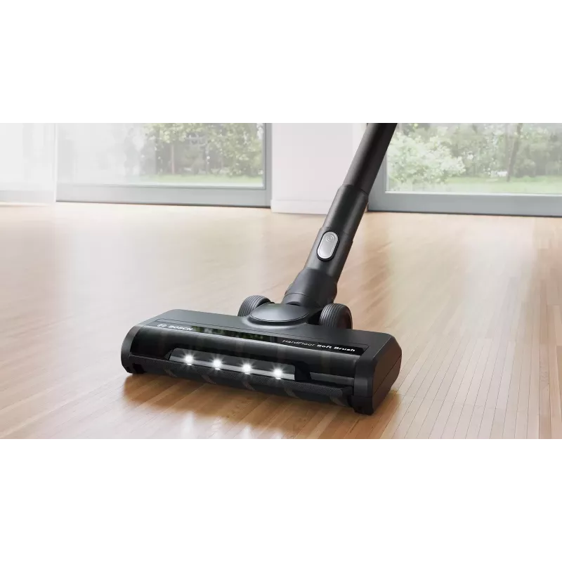 Bosch Serie 8 BSS825ALL belaidis siurblys / elektrinė šluota, akumuliatorinis, sausam valymui, be maišelio, juoda, balta, 5 Ah