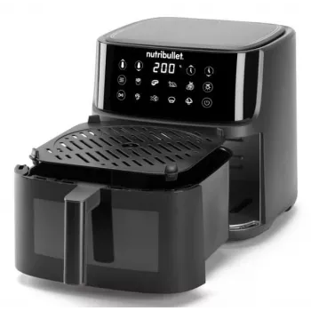 Karšto oro gruzdintuvė NutriBullet CrispLite Vision 8 L 2000 W Juoda