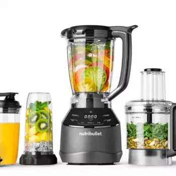Virtuvinis kombainas NUTRIBULLET NBF580B — 1500 W, 1,8 L dubuo, juodas, nerūdijančio plieno peiliai
