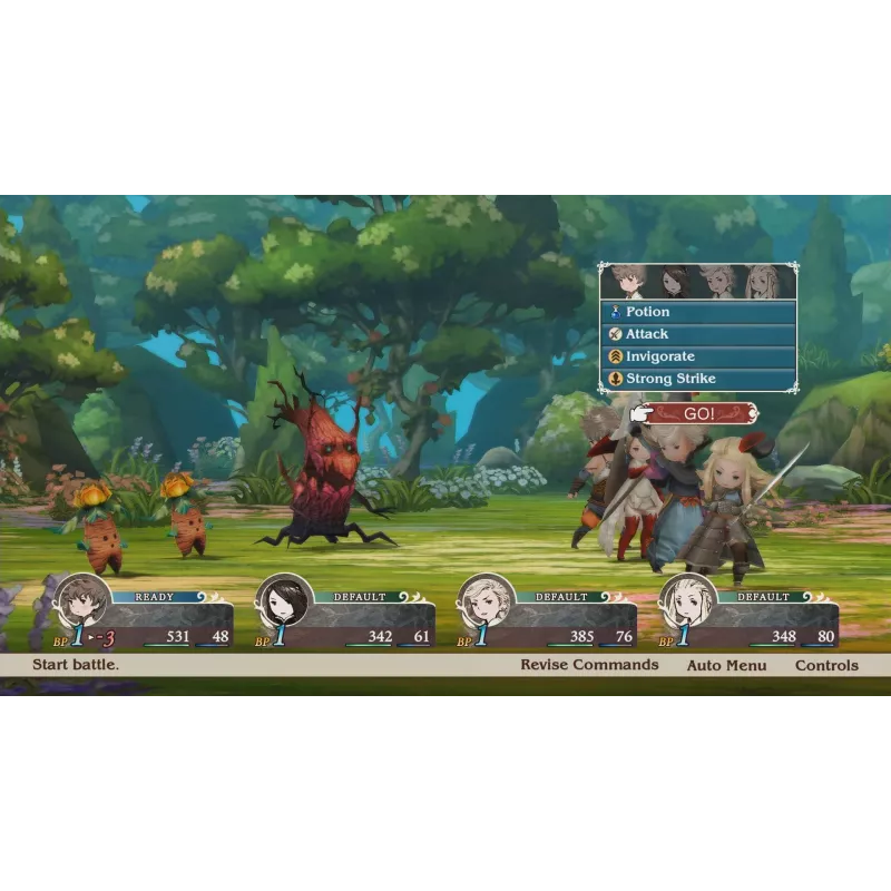 Nintendo Bravely Default Flying Fairy Remastered – žaidimas Nintendo Switch 2 (lietuvių, anglų, ispanų, prancūzų, italų, japonų k.)