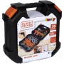 Vaikiškas įrankių dėklas Simba-Dickie Smoby Black+Decker žaidimų įrankių rinkinys