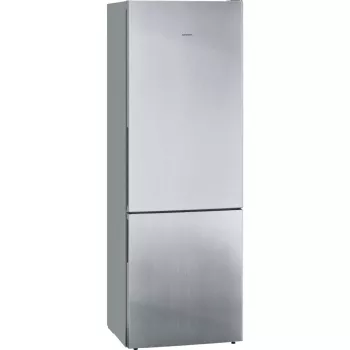 Šaldytuvas su šaldikliu Siemens KG49EAICA, laisvai pastatomas, 419 L, nerūdijantis plienas