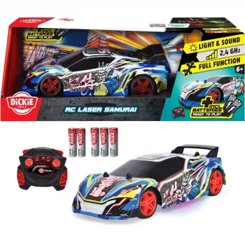 Radijo bangomis valdomas automobilis Simba-Dickie Dickie RC Laser Samurai 1:20 mastelis