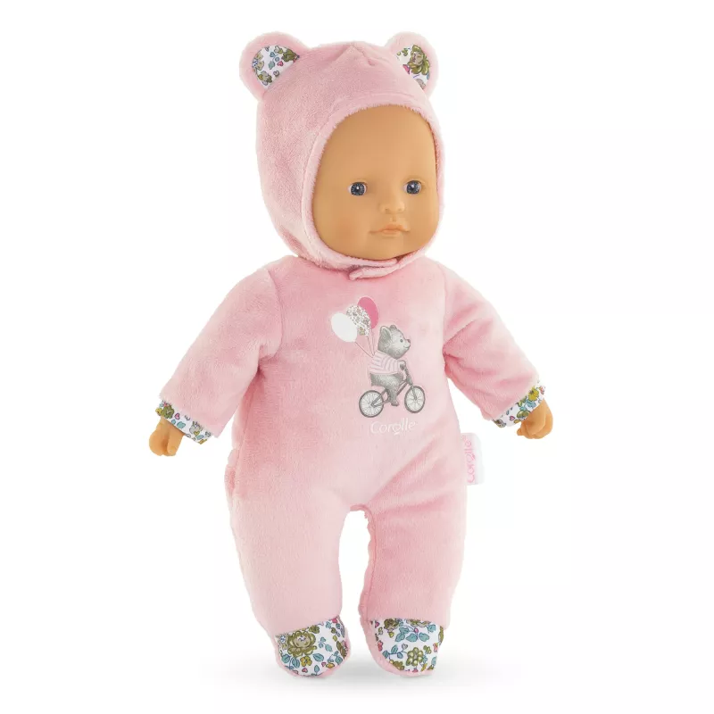 Minkštas meškiukas Simba-Dickie Corolle Mon Doudou Corolle Sweetheart rožinis – guodžiantis pliušinis lėlė