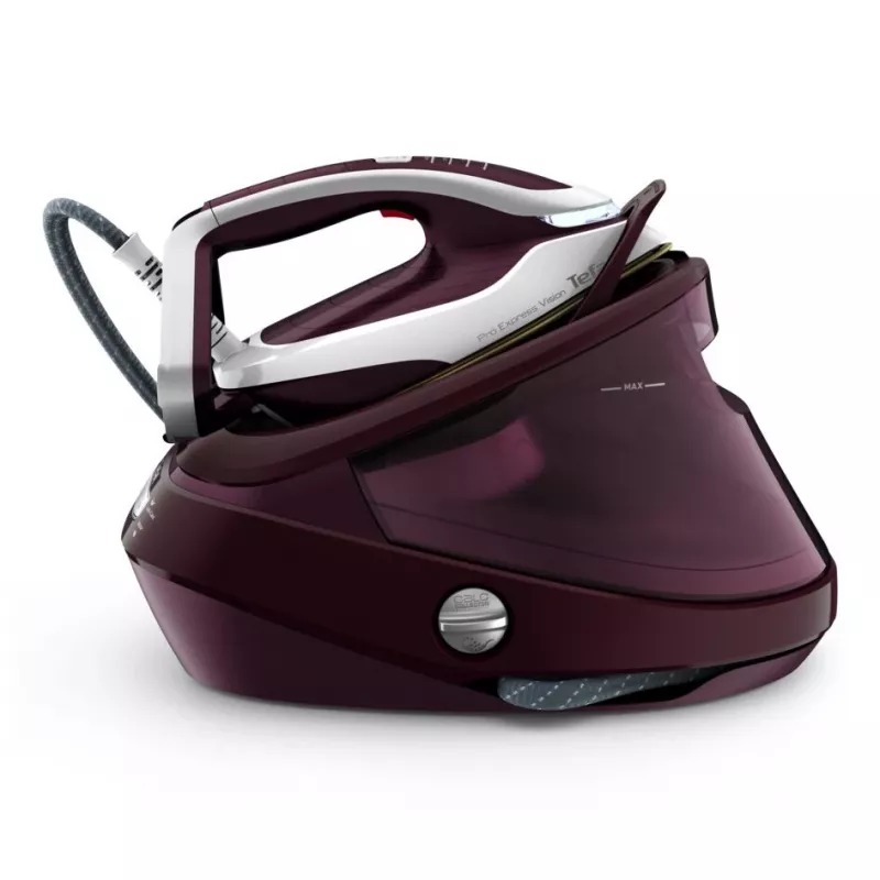Garų generatorius Tefal Pro Express Vision GV9810 3000 W 1,1 L Durilium AirGlide Autoclean padas Raudonas, Baltas