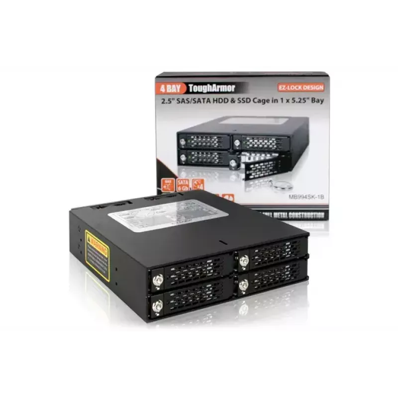 Icy Dock MB994SK-1B skydelis 4x 2,5 inch SATA/SAS kietiesiems diskams