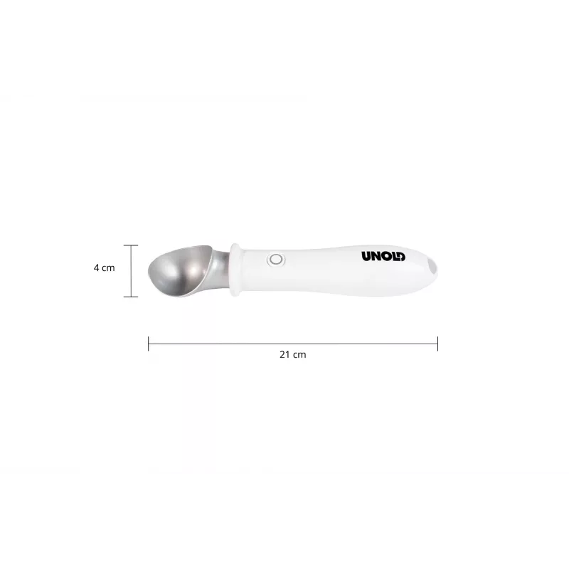 Samtelis ledams Unold Esge 488990 4 mm nerūdijantis plienas plastikas baltas