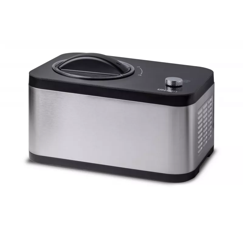 Unold 48826 Eismaschine & Joghurtbereiter EVA kompresorinis ledų gaminimo aparatas 1,5 L 120 W juodas, nerūdijantis plienas