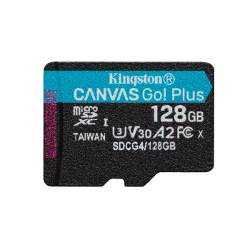 Kingston Canvas Go! Plus 128GB microSDXC A2 U3 V30 200MB/s