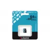 Kingston Technology 64GB microSDXC Canvas Go Plus Gen4 200R A2 U3 vienetinis paketas be adapterio