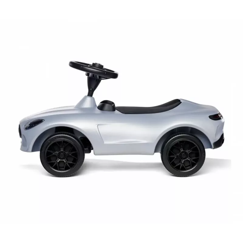 Vaikiškas automobilis Simba-Dickie BIG Mercedes-AMG GT sidabrinis/juodas – stumiamas/pedalinis