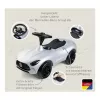 Vaikiškas automobilis Simba-Dickie BIG Mercedes-AMG GT sidabrinis/juodas – stumiamas/pedalinis